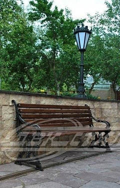 Скамейка чугунная «Пир».  �8